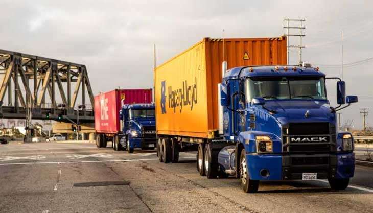 Pac Anchor Transportation truck with container